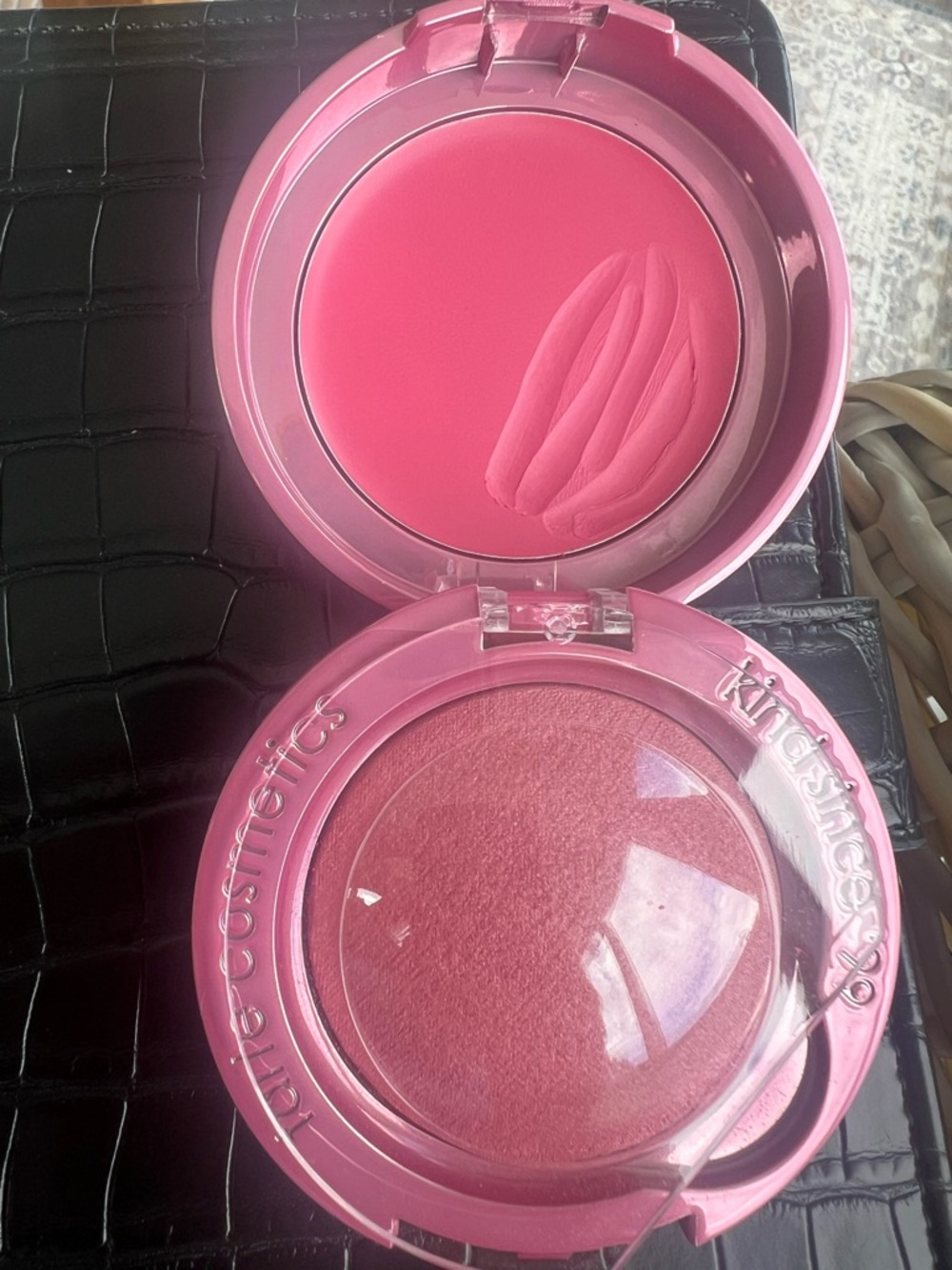 Tarte Macaron Pink Champagne Blush and Glow Duo Compact Set